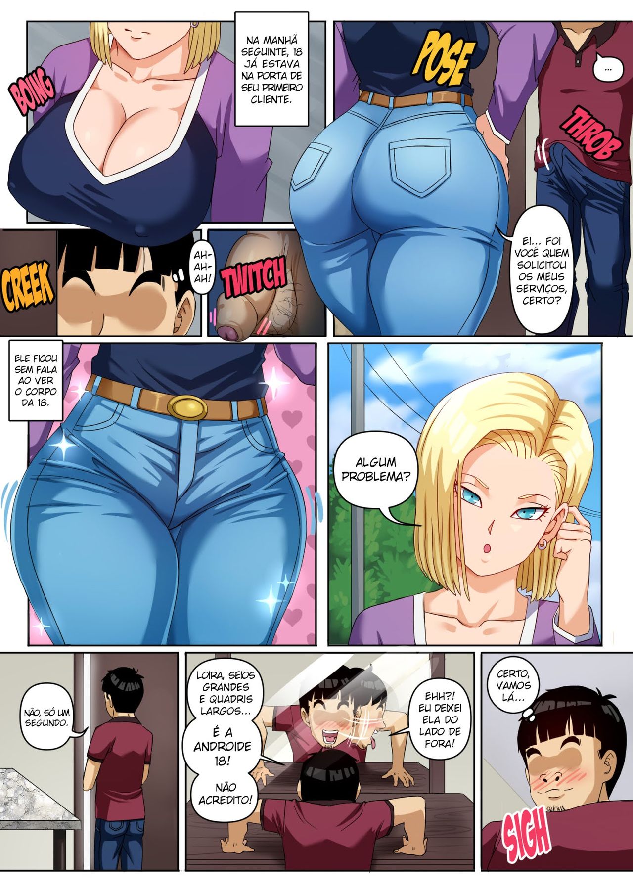 Ler A 18 virou acompanhante – Hentai de Dragon Ball Capítulo 2 Online -  MegaHentai