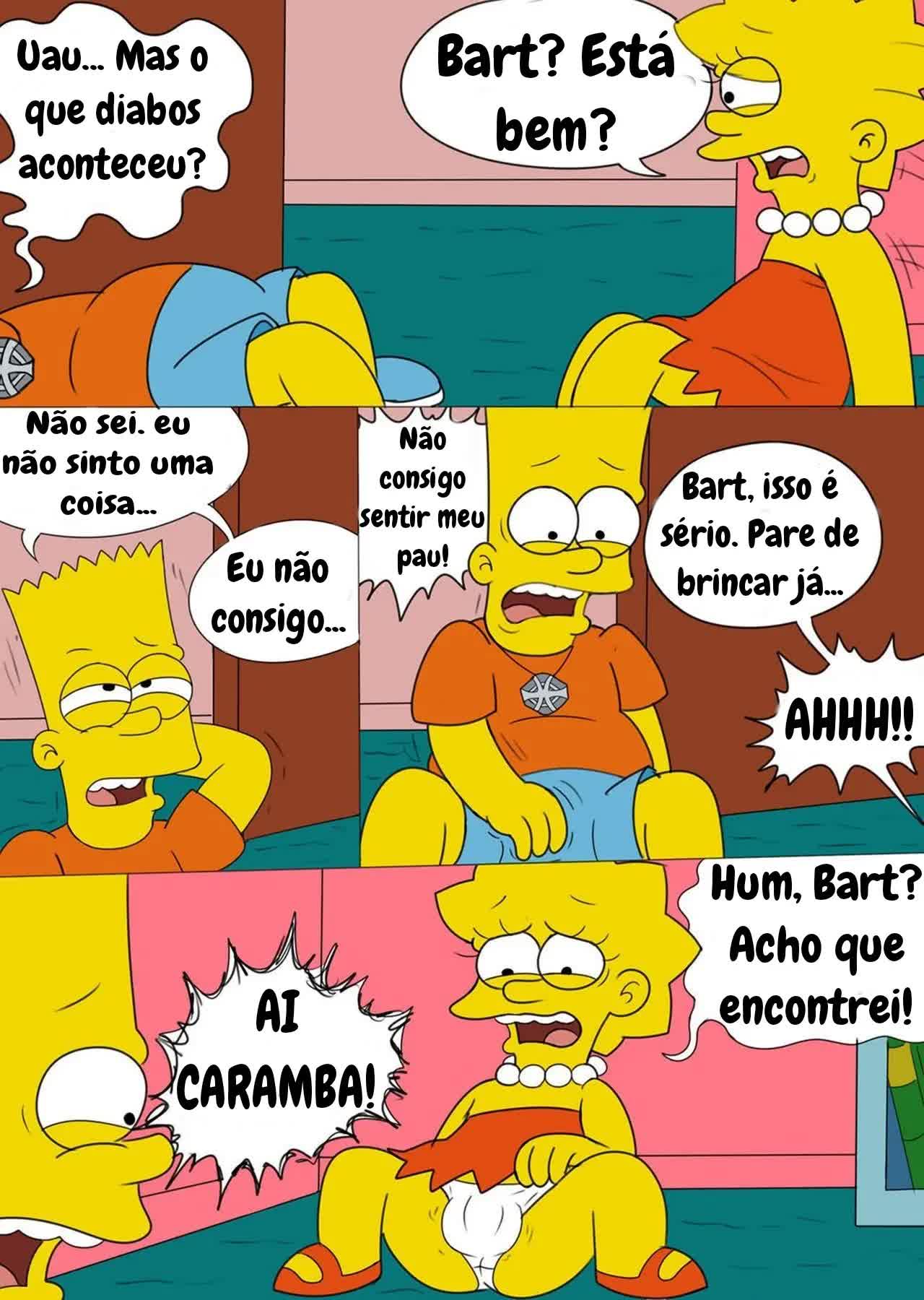 Ler Os Simpsons Futanari Lisa comendo o irmão Bart Capítulo 1 Online -  MegaHentai